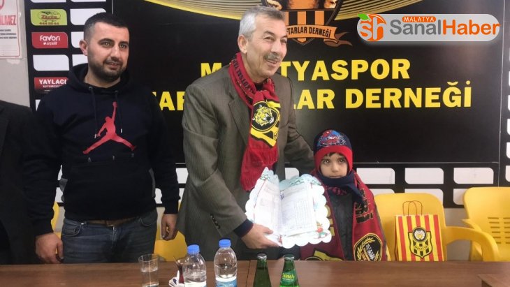 Haluk Cömertoğlu, Malatyaspor Taraftarlar Derneği onursal üyesi oldu