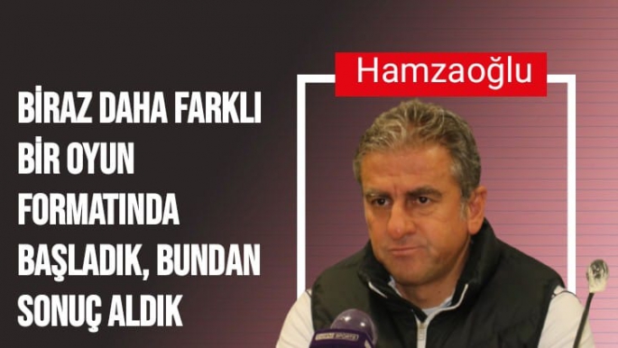 Hamza Hamzaoğlu'nun Çaykur Rizespor maçı sonrası açıklamaları