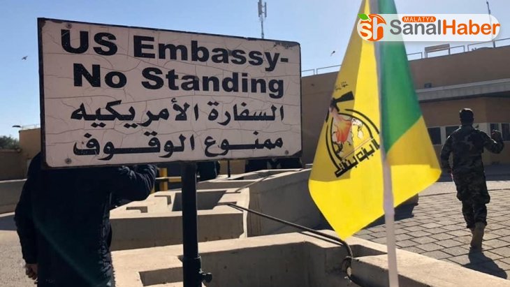 Haşdi Şabi yanıları, ABD'nin Bağdat Büyükelçiliğine girmeye çalışıyor