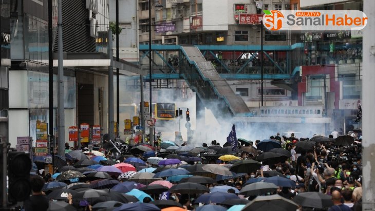 Hong Kong'da Çin'in yeni güvenlik yasa tasarısı protesto edildi
