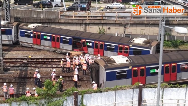Hong Kong'da tren kazası: 8 yaralı