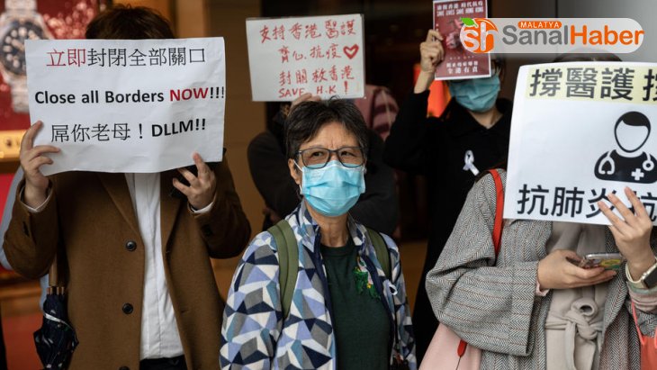 Hong Kong'ta sağlık çalışanlarından korona virüsü grevi