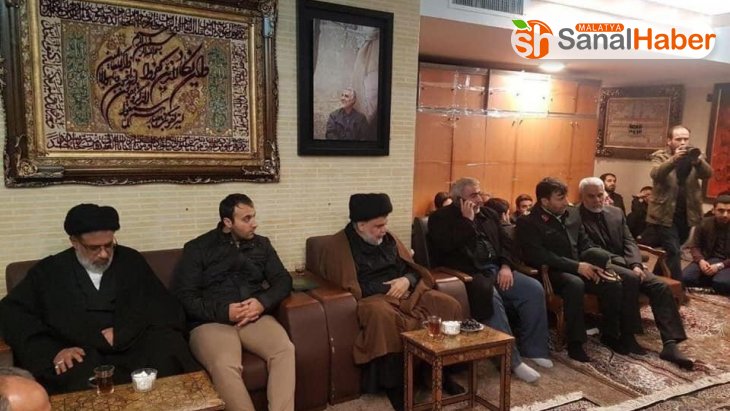Iraklı Şii lider Sadr, Süleymani'nin taziyesine katıldı