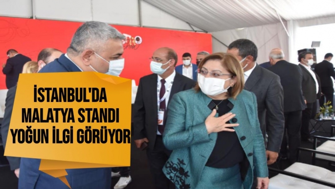 İstanbul'da Malatya standı yoğun ilgi görüyor