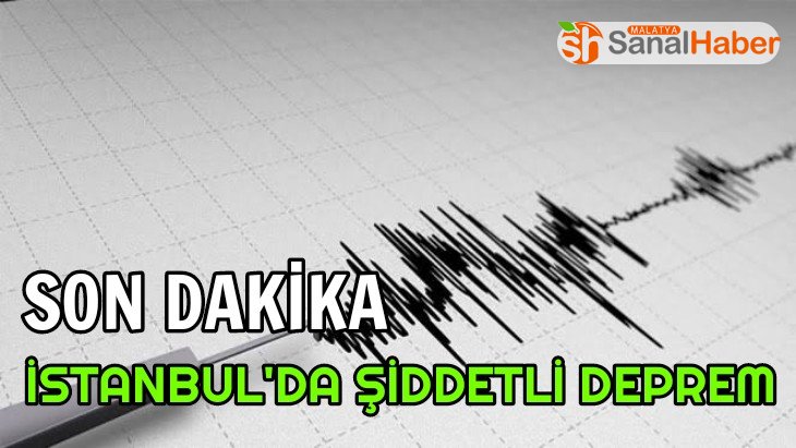 İstanbul'da şiddetli bir deprem