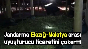 Jandarma Elazığ-Malatya arası uyuşturucu ticaretini çökertti