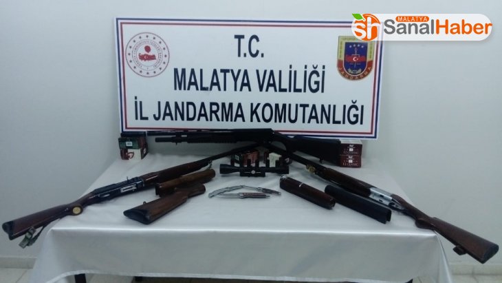 Malatya’da silah kaçakçılarına yönelik operasyon