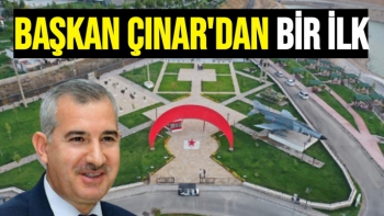 Başkan Çınar'dan bir ilk 