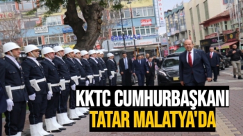KKTC Cumhurbaşkanı Tatar Malatya'da 