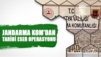 Malatya'da Jandarma KOM´dan tarihi eser operasyonu