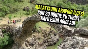 Malatya’nın Arapgir ilçesi son 20 günde 25 turist kafilesini ağırladı