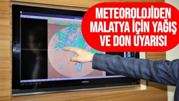 Meteorolojiden Malatya için yağış ve don uyarısı