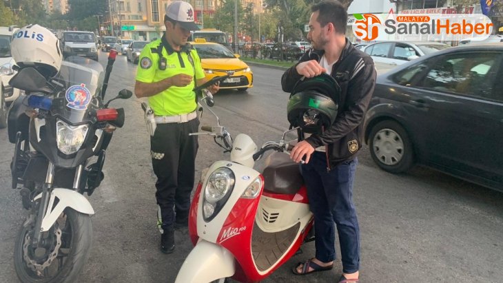 Kahramanmaraş'ta 16 motosiklet trafikten men edildi