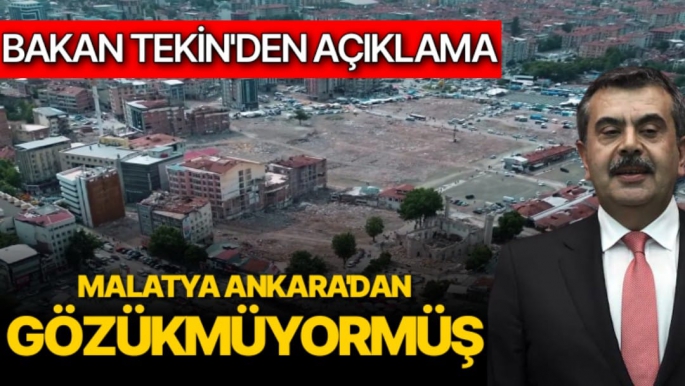 Malatya Ankara'dan Gözükmüyormuş