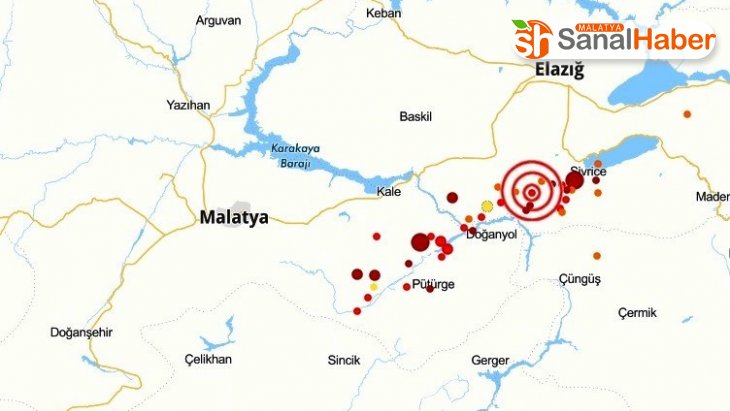 Malatya'da bir ayda 640 artçı deprem