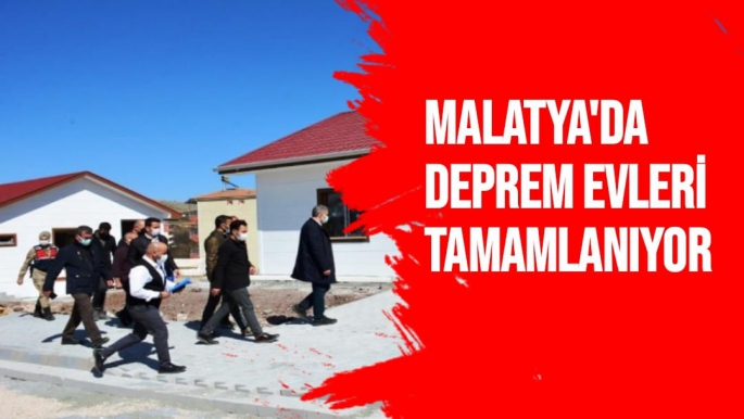 Malatya'da Deprem evleri tamamlanıyor