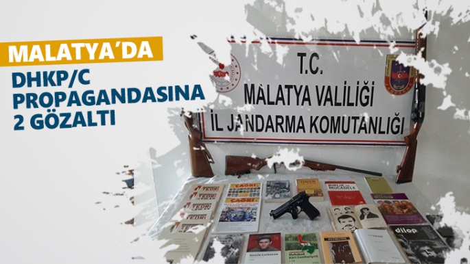 Malatya'da DHKP/C propagandasına 2 gözaltı