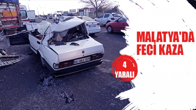 Malatya'da feci kaza 