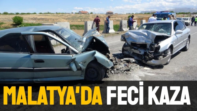 Malatya'da Feci kaza 