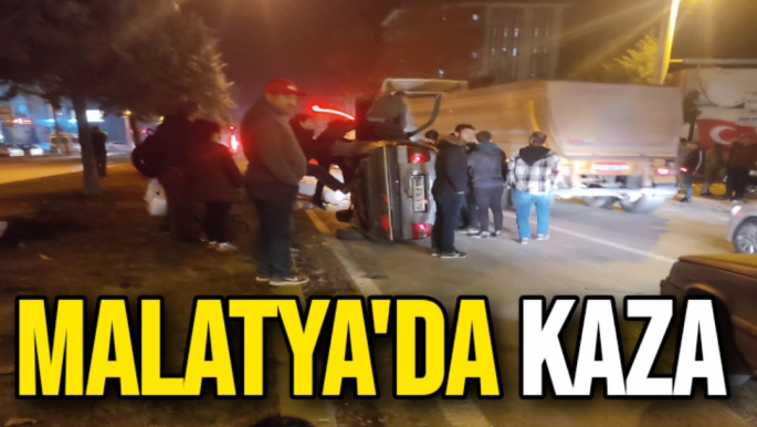Malatya'da kaza