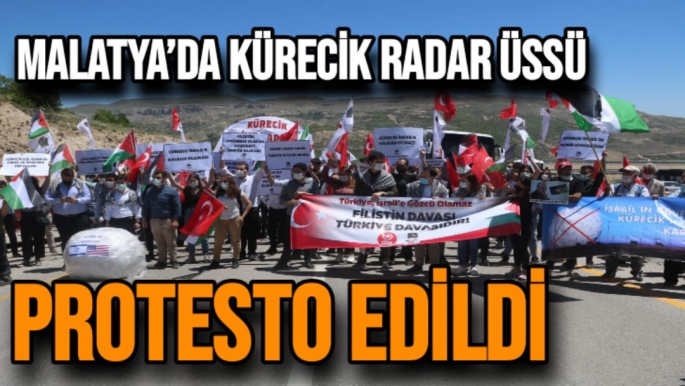 Malatya’da Kürecik Radar Üssü protesto edildi