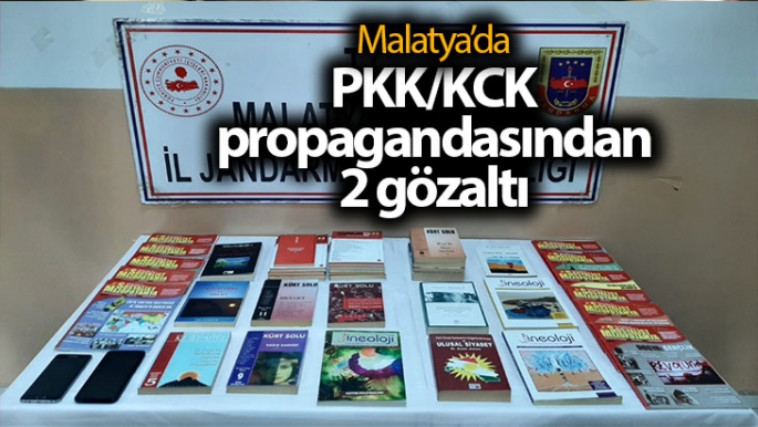 Malatya’da PKK/KCK propagandasından 2 gözaltı