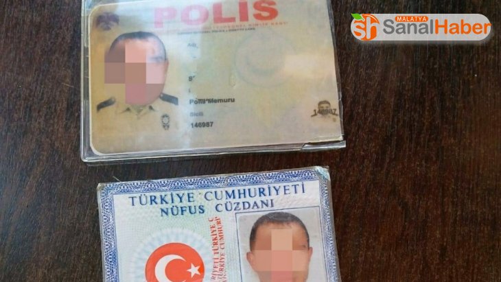 Malatya'da sahte polis gerçek polislere yakalandı
