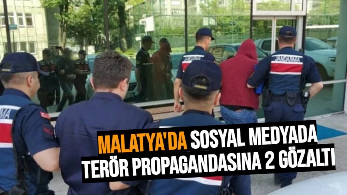 Malatya'da Sosyal medyada terör propagandasına 2 gözaltı