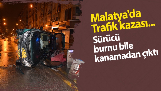 Malatya'da Trafik kazası... 