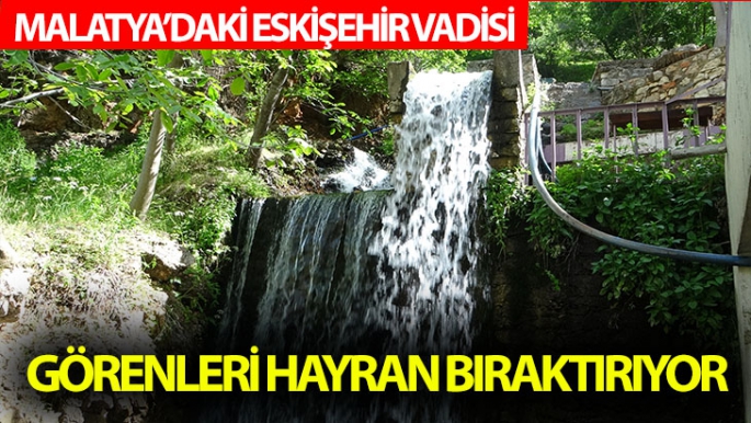 Malatya'daki Eskişehir vadisi görenleri hayran bıraktırıyor