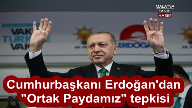 Cumhurbaşkanı Erdoğan'dan  'Ortak Paydamız Malatyaspor' tepkisi