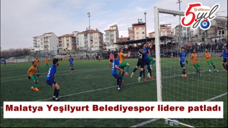 Malatya Yeşilyurt Belediyespor lidere patladı