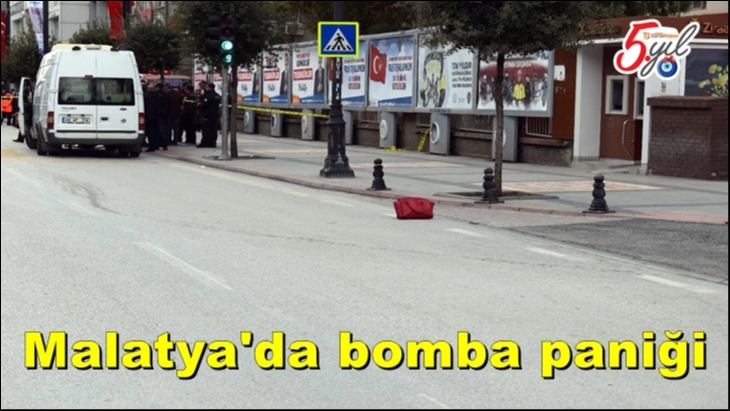 Malatya'da bomba paniği