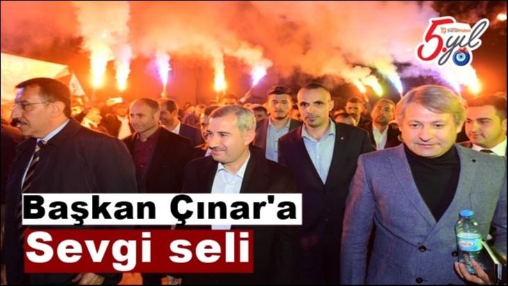 Başkan Çınar'a sevgi seli