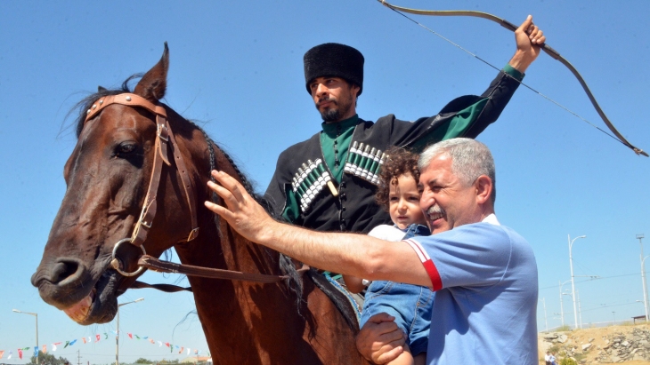 Atlı Okçuluk Türkiye Şampiyonasında yarı finalistler belirlendi