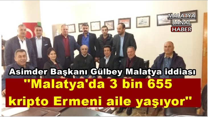 ''Malatya'da 3 bin 655  kripto Ermeni aile yaşıyor'' iddiası