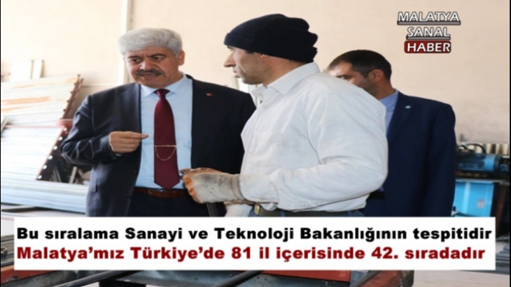 Malatya’mız Türkiye’de 81 il içerisinde 42. sıradadır