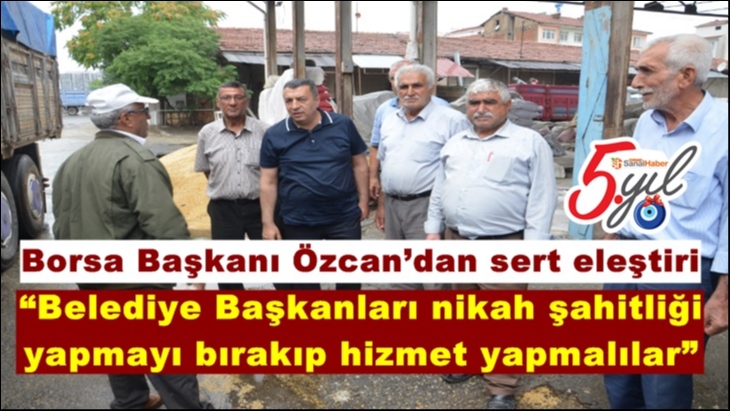 Borsa Başkanı Özcan’dan sert eleştiri