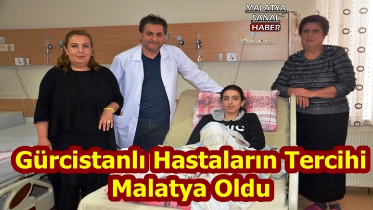 Gürcü hastalar sağlıklarına Malatya’da kavuştu