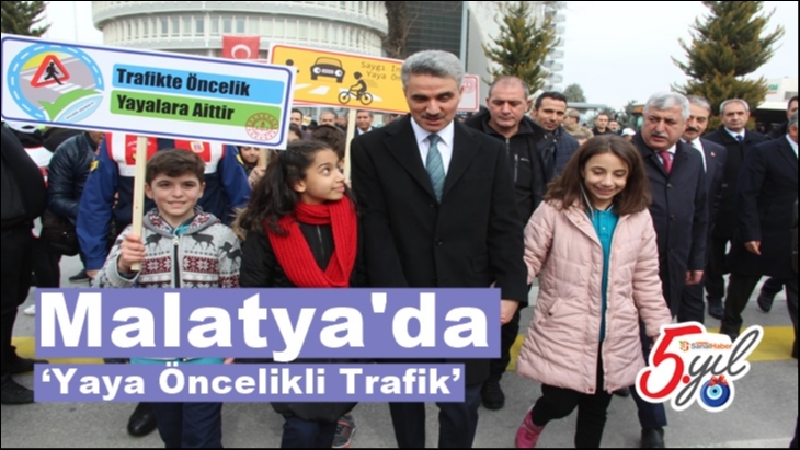 Malatya'da ‘Yaya Öncelikli Trafik’
