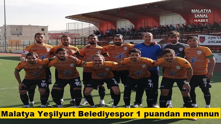 Malatya Yeşilyurt Belediyespor 1 puandan memnun
