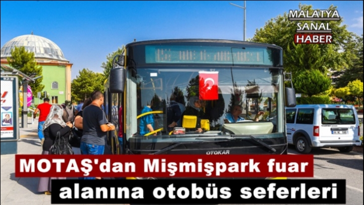 MOTAŞ Mişmişpark fuar alanına otobüs seferleri düzenlenmeye başladı