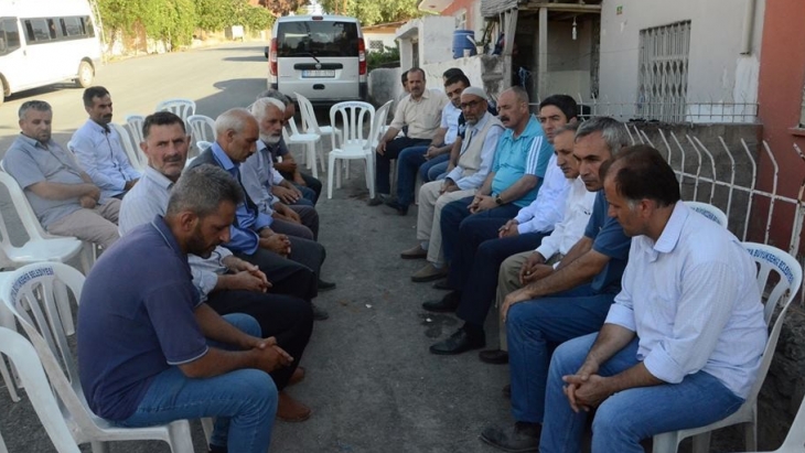 CHP İl başkanı Enver Kiraz'dan başsağlığı ziyareti