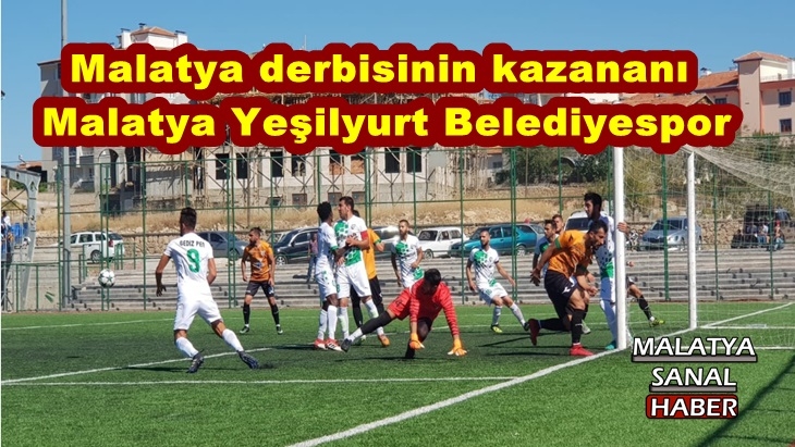 Malatya derbisinin kazananı Malatya Yeşilyurt Belediyespor