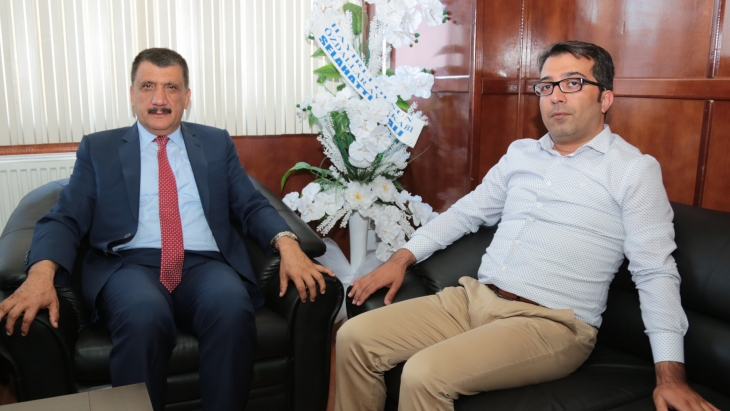 Başkan Gürkan Mhp İl Başkanı Kalı’yı Ziyaret Etti