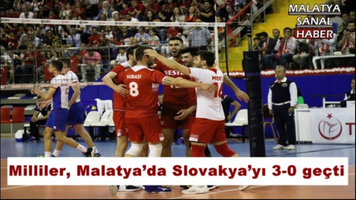 Milliler, Malatya’da Slovakya’yı 3-0 geçti