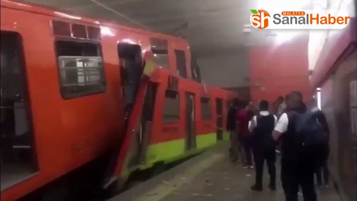 Meksika'da feci metro kazası: 1 ölü, 45 yaralı
