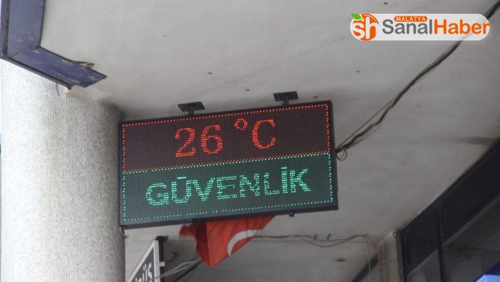 Meteoroloji'den gelen sıcaklık uyarıları Sivas'ı es geçti