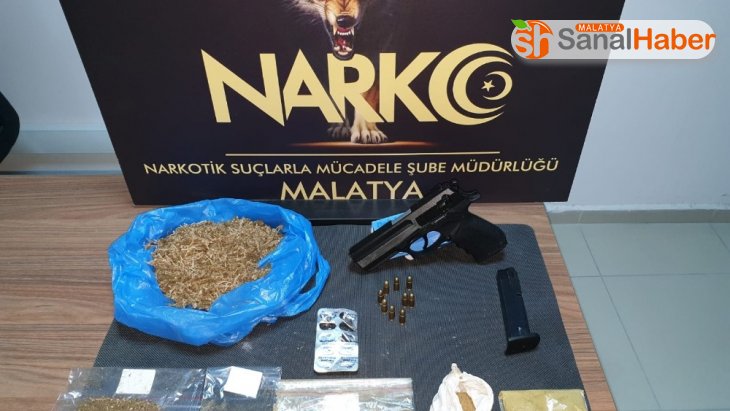 Malatya'da narkotik suçlardan 11 gözaltı