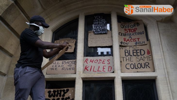 Oxford'da Oriel Koleji, Cecil Rhodes heykelinin kaldırılması için harekete geçti